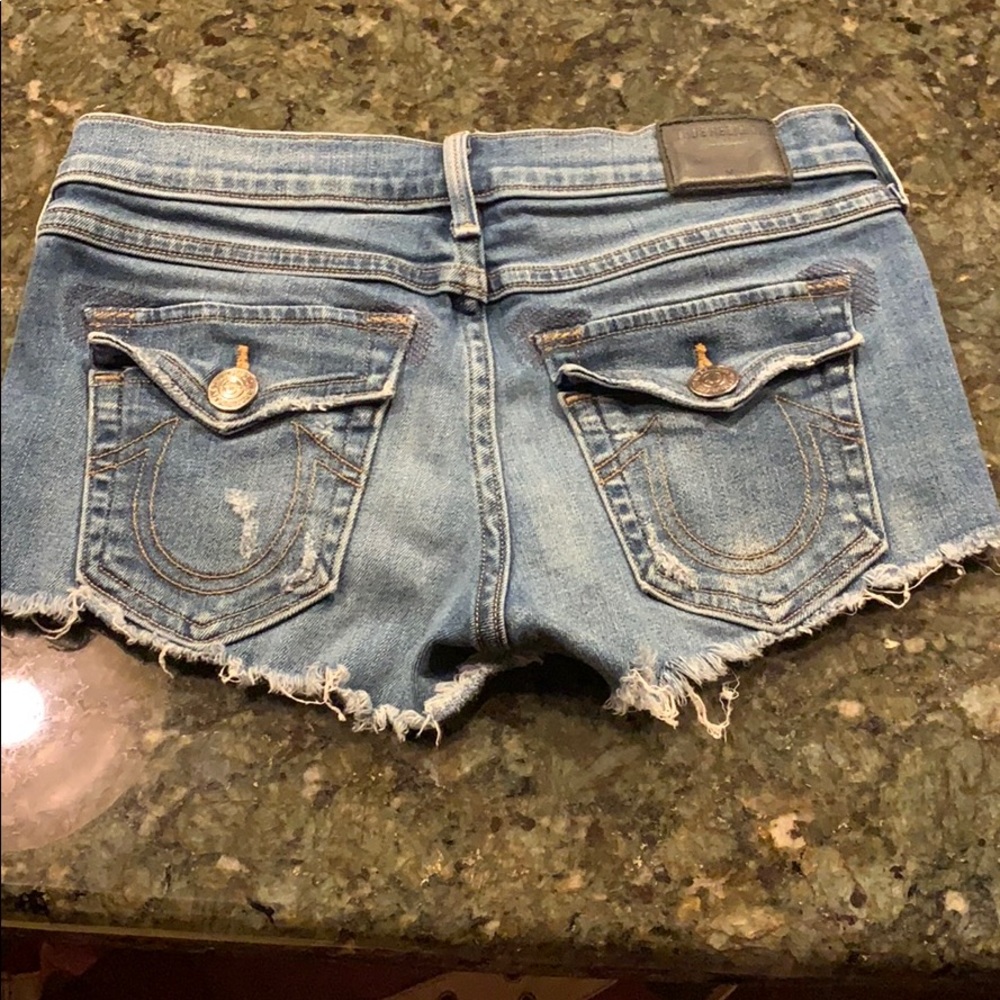 True Religion denim shorts